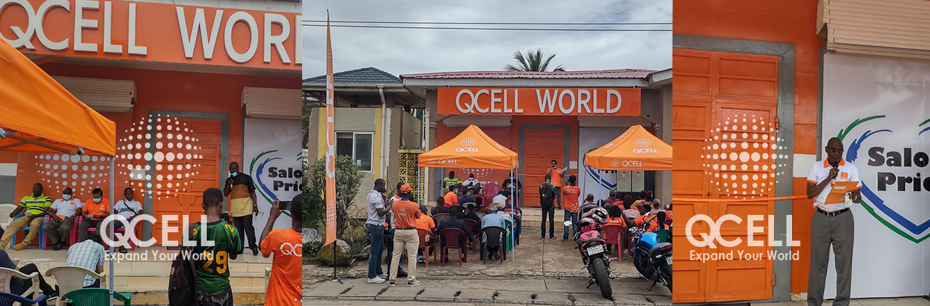 QCell opens new Shop in Kailahun